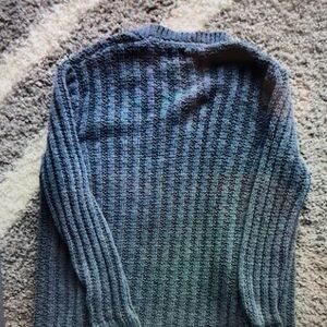 Cozy Blue Knit Sweater